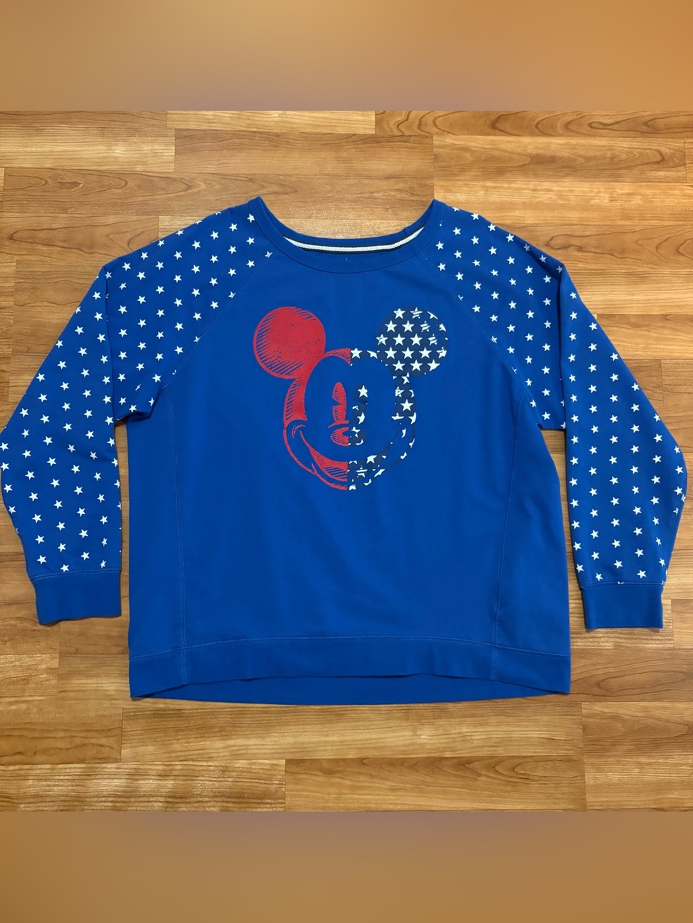 Disney Parks Sweatshirt Mickey Mouse Patriotic Americana XXL